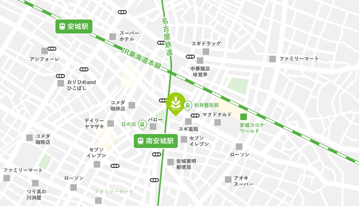 車でお越しの方